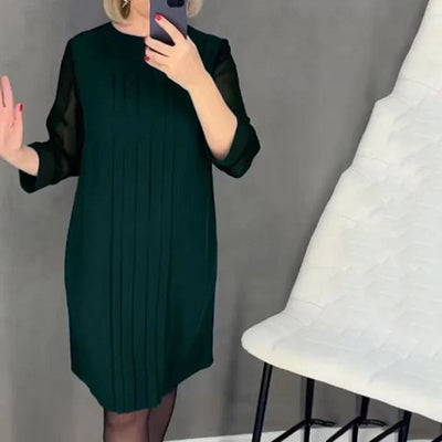 Lumina | Elegant Kjole Med Rund Hals
