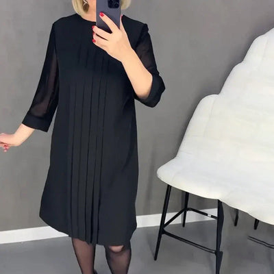 Lumina | Elegant Kjole Med Rund Hals