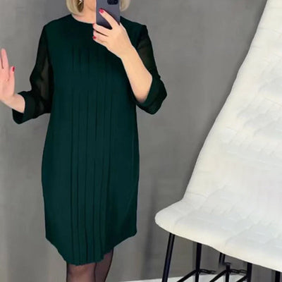 Lumina | Elegant Kjole Med Rund Hals