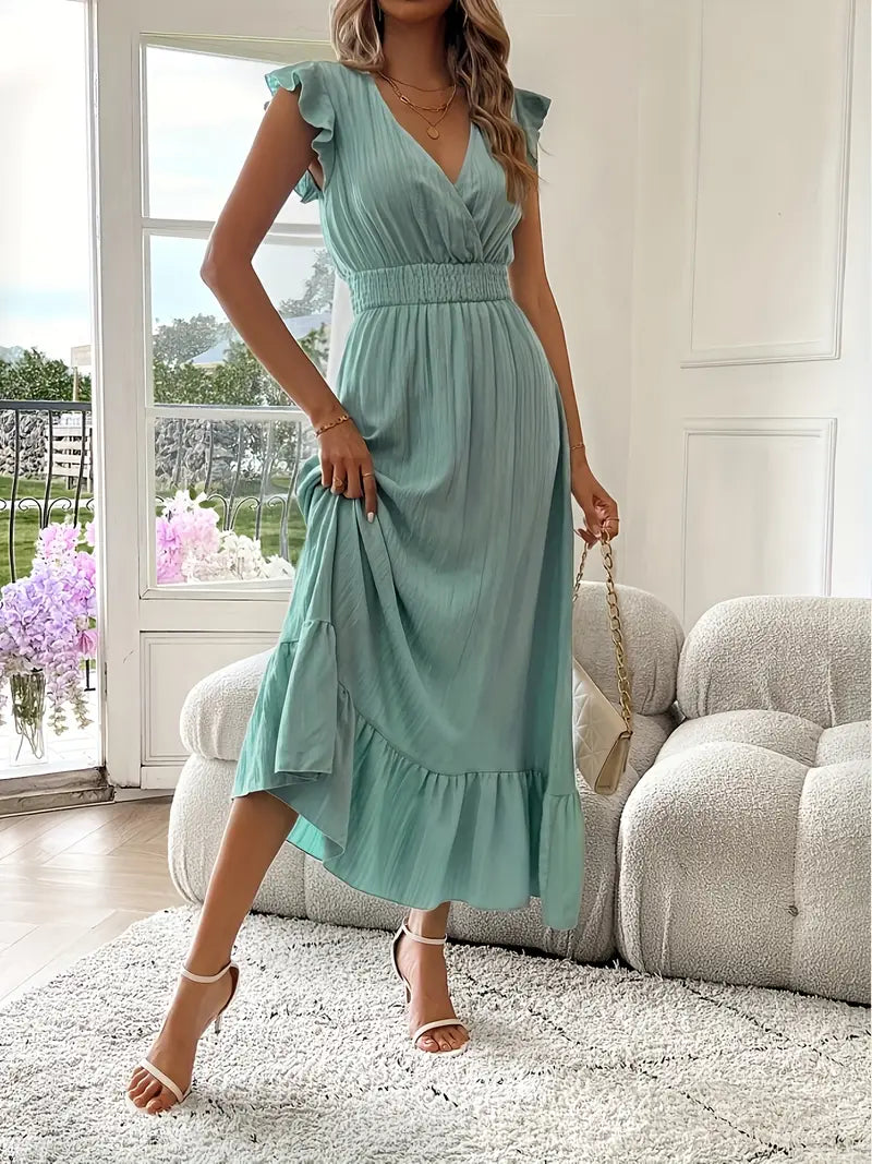 Felicia™ | Elegant Flæsekjole